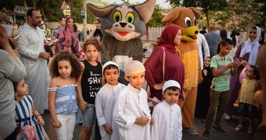 قارئ يشارك بصور من الاحتفالات عقب صلاة عيد الأضحى فى حلوان