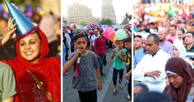 "العيد فرحة".. الآلاف فى القاهرة والجيزة يؤدون صلاة عيد الأضحى.. بالونات ورقص تنورة وحلويات للأطفال فى الزيتون.. اختلاط الرجال والنساء بمسجد مصطفى محمود.. والأطفال يزينون ساحات الصلاة بالأزهر والحسين (صور)