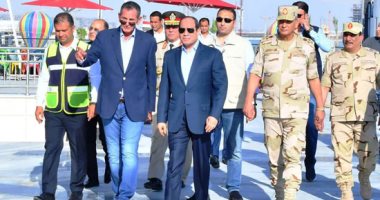 فيديو وصور..السيسى يتفقد "ماسة العلمين" ويستمع إلى شرح تفصيلي عن المنتجع 