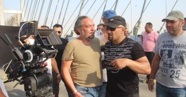 صور.. شاهد أحمد السقا فى كواليس "العنكبوت"