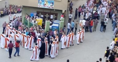 صور.. دير درنكة يستقبل الزائرين للاحتفالات السنوية التى تقام كل عام