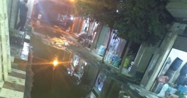 مياه الصرف الصحى تحاصر شوارع قرية بالمنوفية وتمنع الأهالى من قضاء العيد