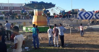 صور.. الحدائق وشاطئ الرواق والعريش واجهة أهالى سيناء فى ثانى أيام العيد