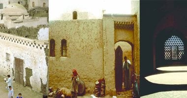 فى 40 صورة نادرة.. شاهد سحر قرية القرنة الجديدة بالأقصر.. تم تصميمها عام 1945 ميلادية بعد تهجير الأهالى من الجبل الأثرى.. شيدها المعمارى حسن فتحى.. بنيت بسعر 300 جنيه للفدان.. و250جنيها تكلفة بناء المنزل الواحد
