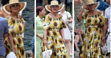 فى بورتوفينو.. تعرف على سعر فستان كريس جينر من تصميم Dolce & Gabbana