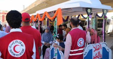 محافظ شمال سيناء يتجول مع ذوى القدرات الخاصة بـ"الطفطف"