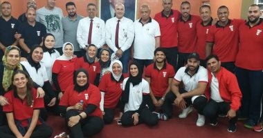 وصول منتخب الطائرة والجودو إلى المغرب للمشاركة فى دورة الألعاب