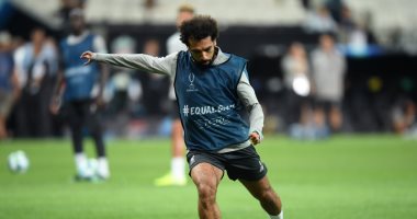 السوبر الأوروبى.. التدريب الأخير لفريق ليفربول قبل مواجهة تشيلسى
