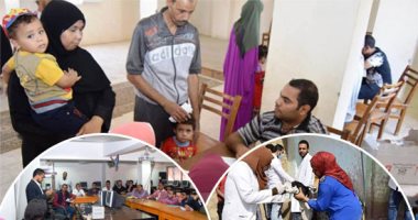 "حياة كريمة تحقق المستحيل".. جامعة سوهاج تعيد تأهيل 1600 شاب وتوفر لهم فرص عمل فى الكهرباء وصيانة السيارات والسباكة.. زراعة 336 حالة قوقعة بتكلفة 140 مليون جنيه بدون مقابل.. وتنفيذ 25 قافلة طبية وبيطرية بالقرى