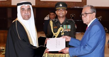 رئيس جمهورية بنجلاديش يتسلم اوراق اعتماد سفير البحرين لدى بلاده 