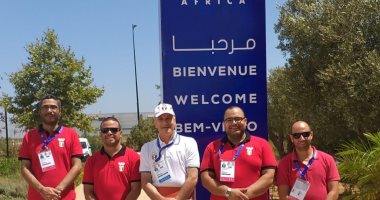 صور.. بعثة مصر في القرية الرياضية بالمغرب استعدادا لدورة الألعاب الأفريقية 