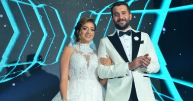 صور .. الخطيب ونجوم الفن والرياضة فى زفاف أحمد سيد السبكي