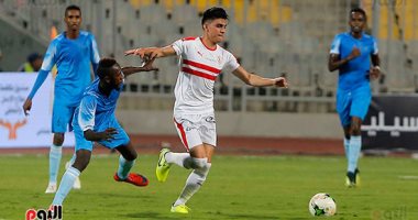 صور.. الزمالك يضرب ديكاداها الصومالى 3 / 0 فى الشوط الأول