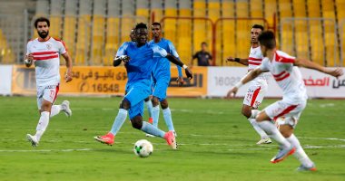 صور..  عمر السعيد يسجل الثالث للزمالك بشباك ديكاداها فى الدقيقة 46