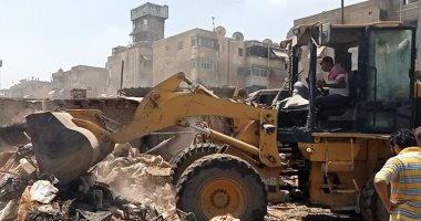 تنفيذ 25 قرار إزالة لتعديات على أملاك الدولة بحى الضواحى ببورسعيد.. صور