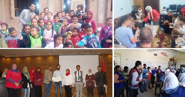 صور.."مبادرة التعايش السلمى" لدعم المحبة بين أطفال المسلمين والأقباط بالأقصر.. شاب قبطى يطلق المبادرة برفقة متطوعين.. تنظيم سلسلة من الفعاليات المختلفة للتقريب بين أبناء الديانتين من الصغر 