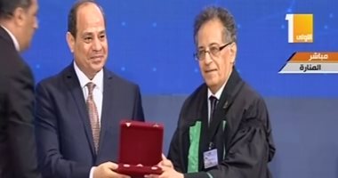 العلماء المكرمين من السيسى: تكريم الدولة لنا حافز كبير لتقديم المزيد