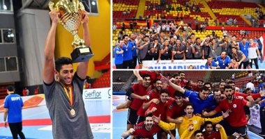 احتفاء برلمانى وحزبى بفوز أبطال كرة اليد للناشئين بكأس العالم.. "رياضة البرلمان" تكرمهم عقب العودة من مقدونيا.. ونواب: الجهد والعرق كان سبيلهم للوقوف على منصات التتويج.. ويؤكدون: رسموا البسمة على وجوه المصريين