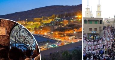 آلاف الأقباط يواصلون الصعود لزيارة العذراء بجبل درنكة.. الكنائس مزدحمة فى عيد تجلى المسيح.. وتسابيح تتلى آناء الليل وأطراف النهار.. والدير يستقبل سنويا ما يزيد عن خمسة ملايين.. فيديو وصور