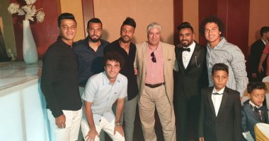 شاهد.. على فوزى يحتفل بزفافه وسط حضور نجوم إنبى
