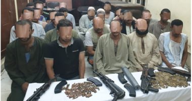 ضبط المتهمين بالتشاجر بأسلحة نارية بسبب قطعة أرض فى قنا