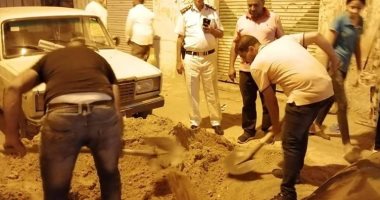 خلال حملة مسائية.. ضبط حفر مخالف وتخريب بالأسفلت شرق الإسكندرية (صور)