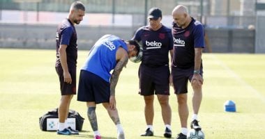 ميسي يواصل المران منفردًا فى برشلونة ومهدد بالغياب ضد ريال بيتيس