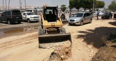 صور.. أعمال رمى التربة الزلطية بالمرحلة الثالثة من تطوير كورنيش النيل بالأقصر