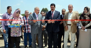 محافظ القليوبية يتفقد تطوير نادى القناطر ويفتتح محطتى معالجة صرف صحى كفر الشرفا 