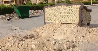 شكوى من انتشار القمامة ومخلفات البناء فى شارع الزهور بنزهة العبور