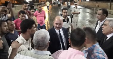 محافظ المنيا يتابع أعمال حملة إزالة الإشغالات والمخالفات بكوبرى الحبشى