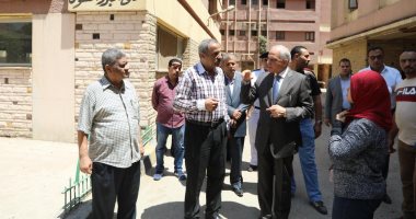 محافظ الجيزة يتفقد مدينة الطلبة بالعجوزة ويوجه باستكمال صيانتها