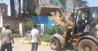 إزالة الإعلانات المخالفة والغير مرخصة بمركزى شبين الكوم وتلا فى حملات بالمنوفية 