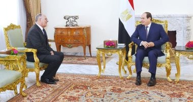 السيسي يجتمع برئيس هيئة قضايا الدولة الجديد.. ويؤكد أهمية ترسيخ دولة القانون