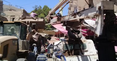 رفع 262 حالات إشغالات فى حملة مكبرة جنوب بنى سويف  