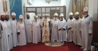 صور.. أقباط الفيوم يحتفلون بعيد صعود جسد العذراء للسماء