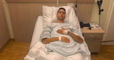 صور.. محمود حسن "ديفندر" الزمالك الصاعد يُجرى جراحة الصليبى فى ألمانيا