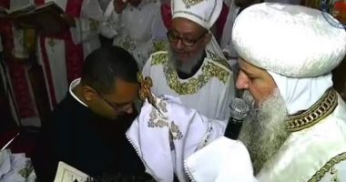 لأول مرة .. الانبا ماركوس يكلف كاهنًا جديدًا بالخدمة في كفر الشيخ