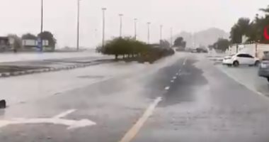 أمطار غزيرة على منطقة جازان السعودية 