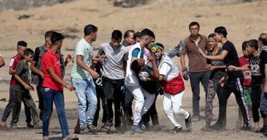 إصابة 70 فلسطينيا بنيران الاحتلال  خلال مسيرات العودة شرق قطاع غزة