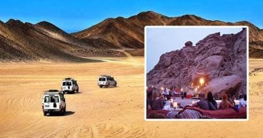 صور.. لماذا اختارت التايم الأمريكية جبال البحر الأحمر ضمن أفضل المناطق السياحية حول العالم؟.. "أم دلفة وجبل الدخان" أفضل رحلات السفارى الجبلية بالغردقة.. الطعام البدوى وجمال المعازة طلب السياح