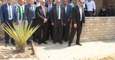 بهاء أبو شقة وقيادات الوفد يشيعون جنازة أرملة القطب الوفدى على سلامة