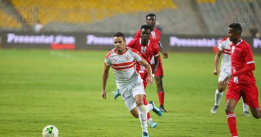 فيديو.. مصطفى محمد يفتتح أهداف الزمالك أمام ديكاداها بلمسة بن شرقى