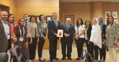 مصطفى الفقى يبحث فى أثينا التعاون بين مكتبة الإسكندرية ومتحف بيناكى