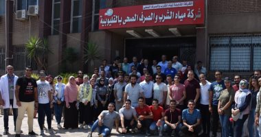 رئيس مياه القليوبية يستقبل وفود الجامعات للتوعية عن ترشيد المياه