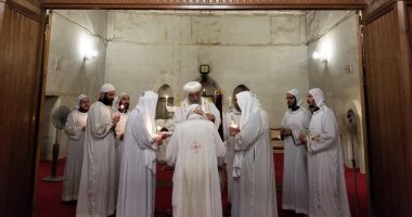البابا تواضروس يصلى القداس بدير أبو مقار في ذكرى القديس مكاريوس الكبير