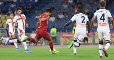 روما يتعادل مع جنوى 2 - 2 فى شوط أول مثير بالدوري الإيطالي.. فيديو 