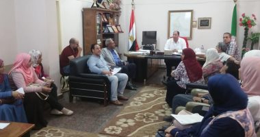 مدير صحة القليوبية يجتمع بمدير ورؤساء أقسام مستشفى الشاملة لمناقشة معوقات سير العمل