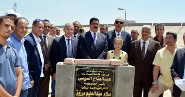 محافظ القليوبية يضع حجر الأساس لمحطة معالجة صرف صحى كفر مويس بـ 32 مليون جنيه