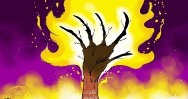 كاريكاتير الصحف السعودية.. صعوبة السيطرة على حرائق غابات الأمازون  